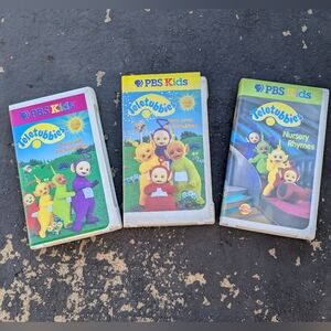 Lot Of 3 Teletubbies VHS Tapes
